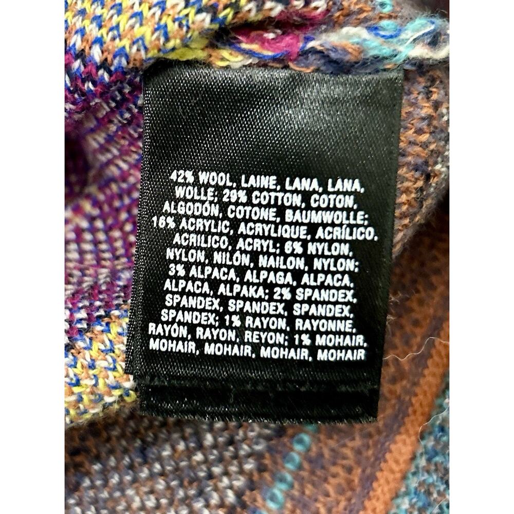 Anthropologie HWR Women Wool Alpaca Stretch Skirt Fair Isle Aztec Print Sz S - Picture 6 of 6